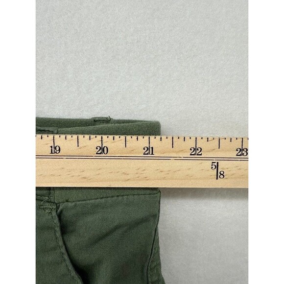 Women's Lee Plus Size 20W Army Green Bermuda Shorts Mid Rise Regular Fit Flex - Picture 4 of 7